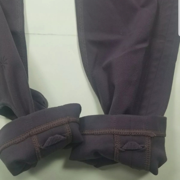 Athleta Sz XS Barre Stirrup Tight Purple 353531 - Picture 4 of 12